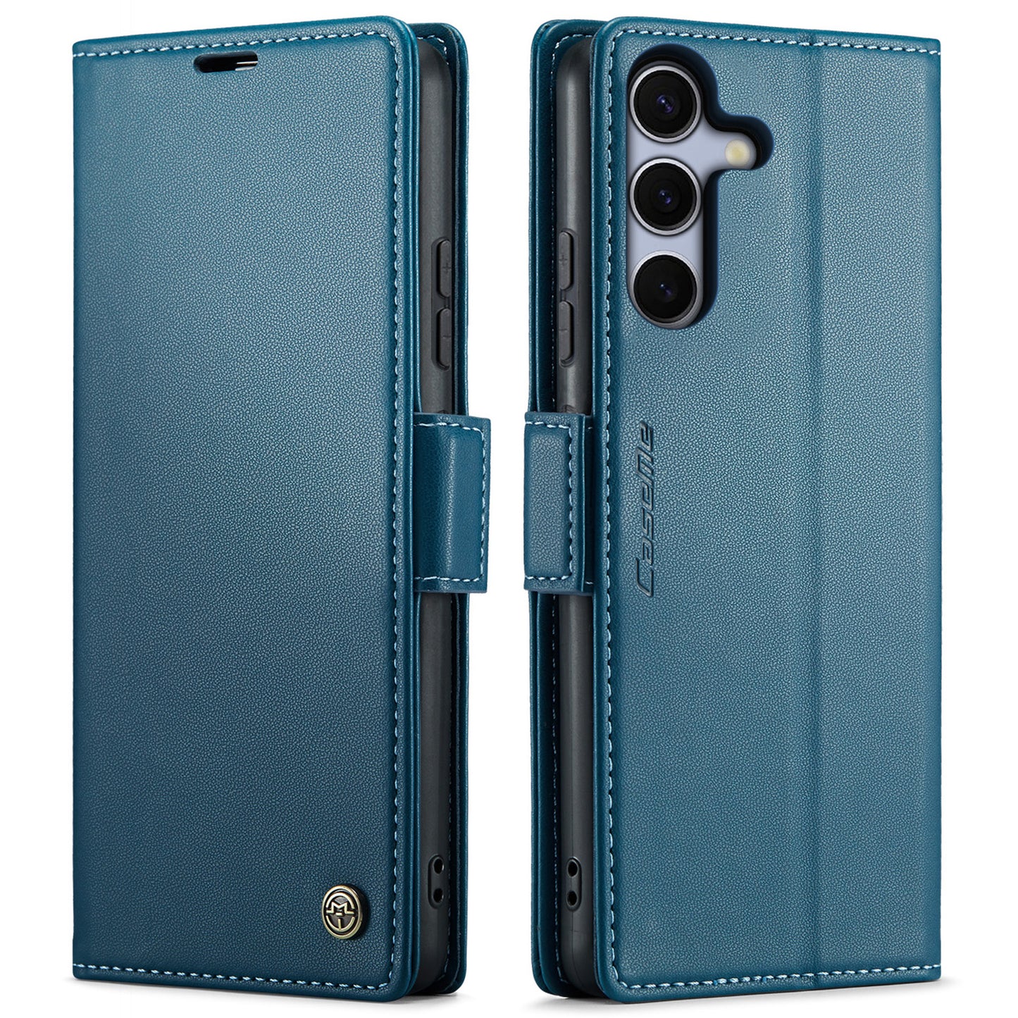 Galaxy S25 FE Glänzende Wallet-Hülle – RFID-Schutz & Ständer