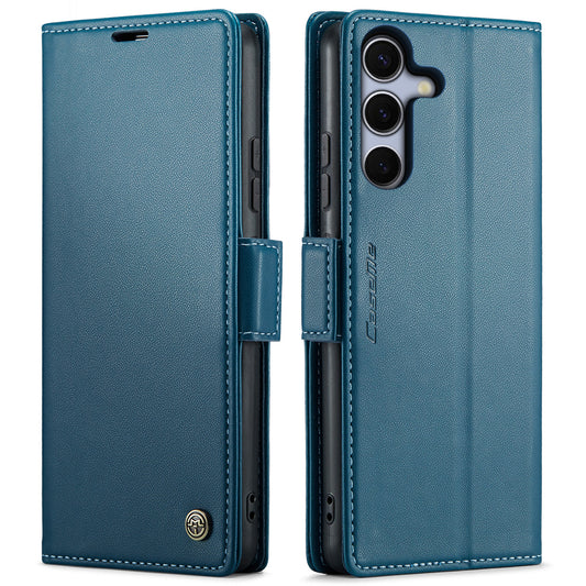 Galaxy S25 FE Glänzende Wallet-Hülle – RFID-Schutz & Ständer