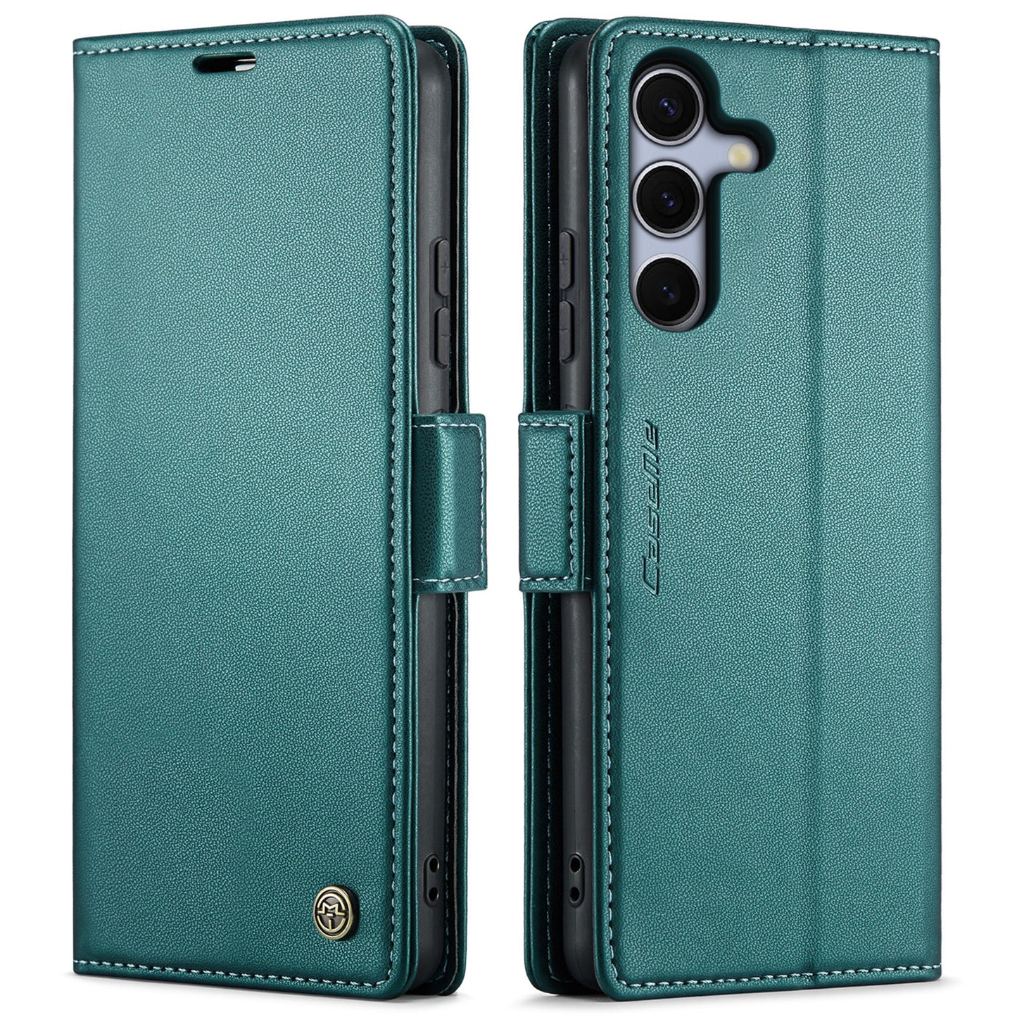 Galaxy S25 FE Glänzende Wallet-Hülle – RFID-Schutz & Ständer
