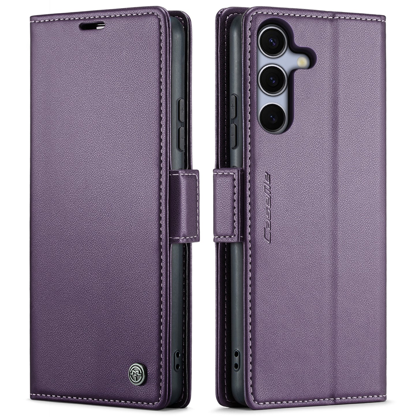 Galaxy S25 FE Glänzende Wallet-Hülle – RFID-Schutz & Ständer