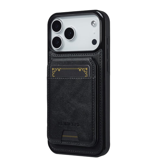 LC.IMEEKE L3 For iPhone 18 Pro Max / 17 Pro Max Magnetic Case Detachable Card Holder Leather TPU Mobile Cover