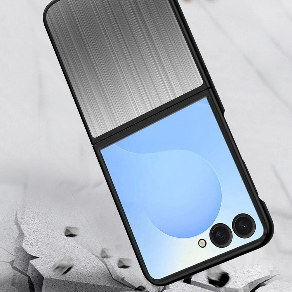 Galaxy Z Flip7 5G Hülle – Edelstahl – Stoßfest