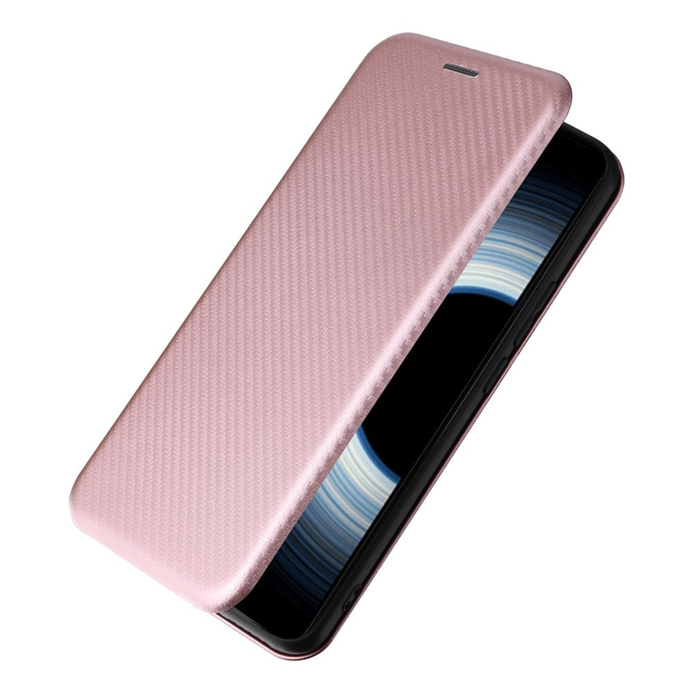 For Xiaomi 12T 5G / Redmi K50 Ultra 5G PU Leather Phone Case Card Slot Stand Carbon Fiber Texture Anti-scratch Magnetic Absorption Flip Cover