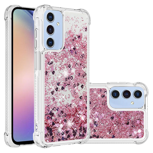 Galaxy A17 5G/4G / A26 5G Glitzer-Hülle – Stoßfest & mit Treibsand