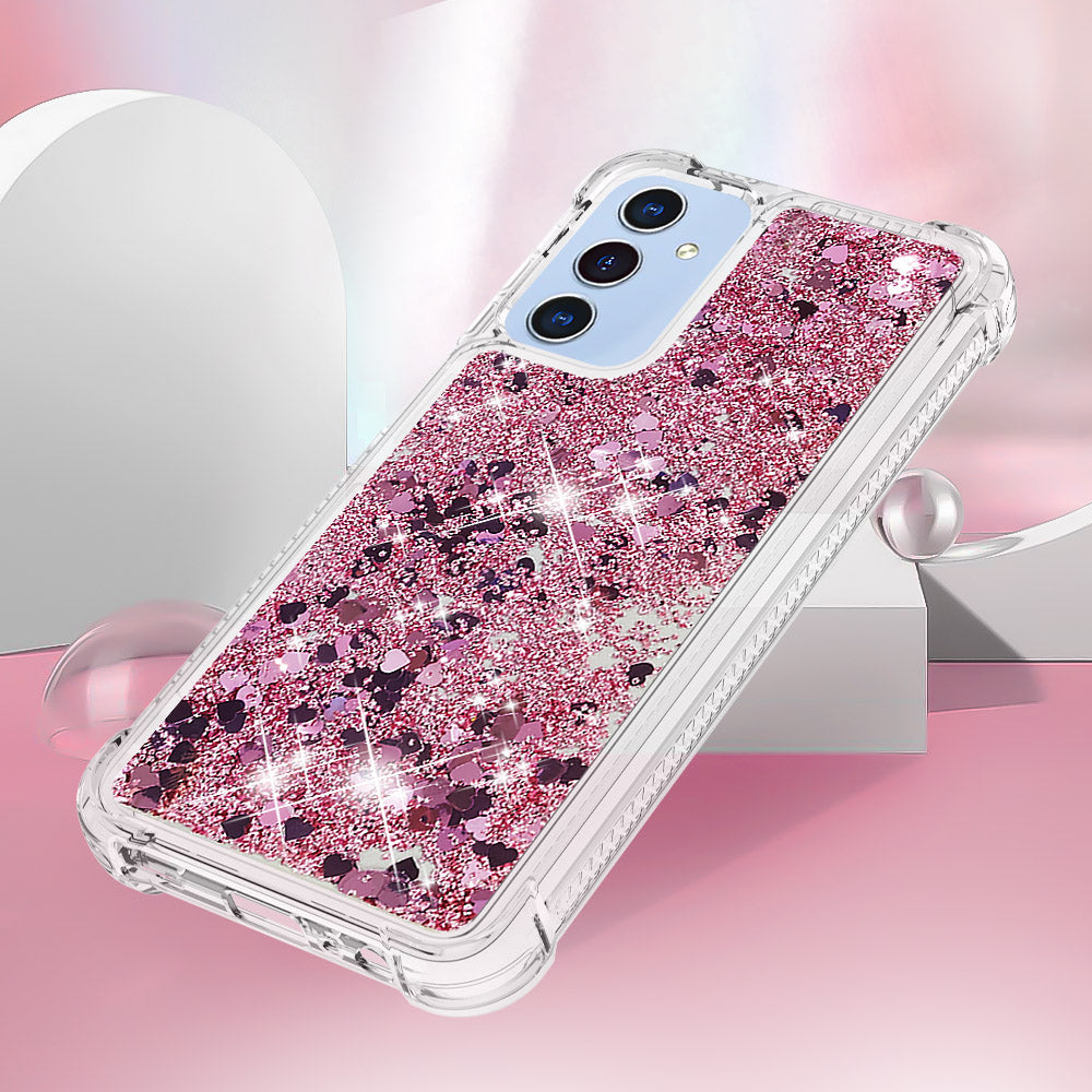Galaxy A17 5G/4G / A26 5G Glitzer-Hülle – Stoßfest & mit Treibsand