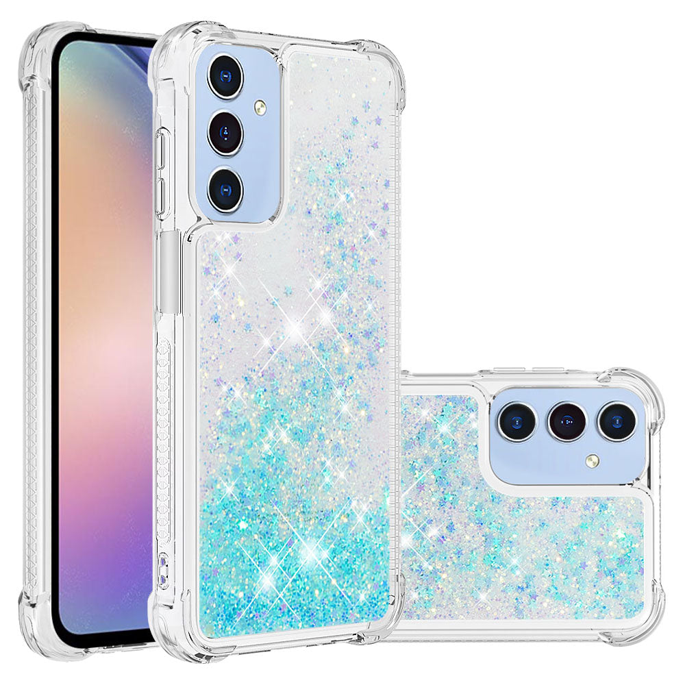 Galaxy A17 5G/4G / A26 5G Glitzer-Hülle – Stoßfest & mit Treibsand
