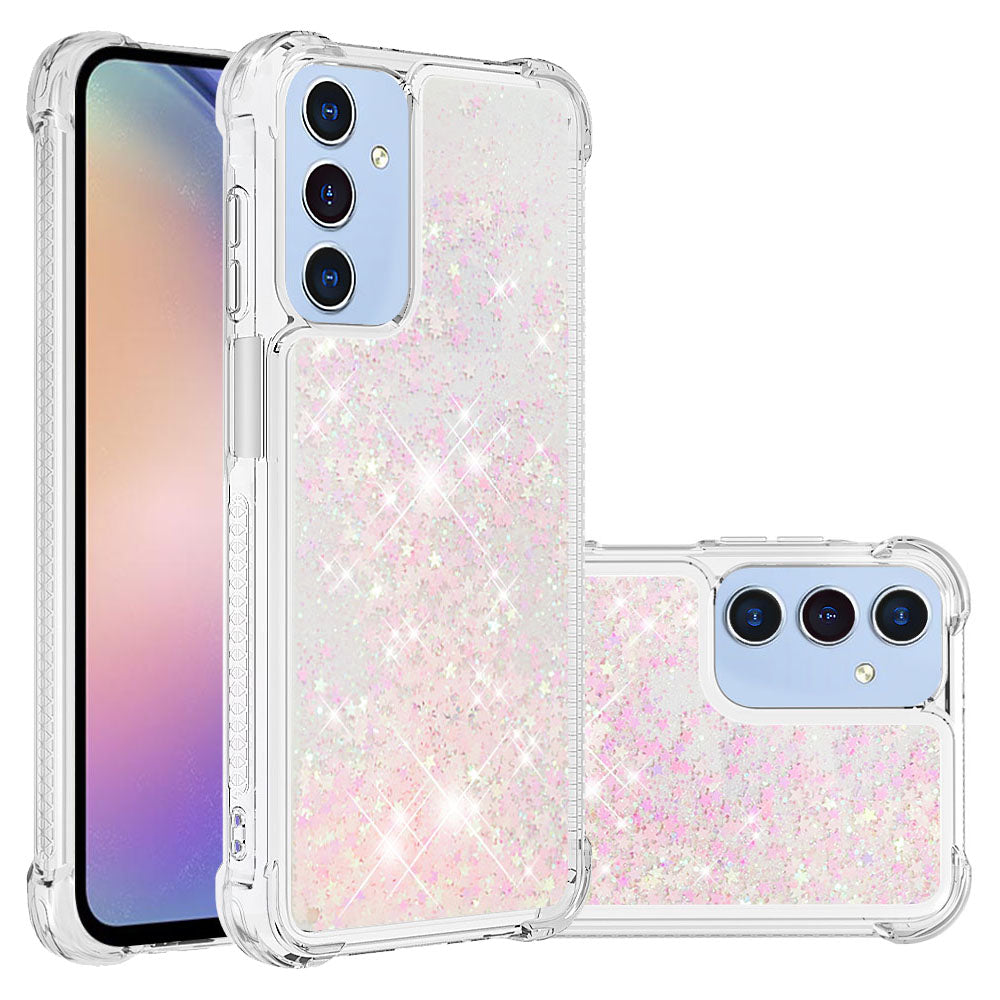 Galaxy A17 5G/4G / A26 5G Glitzer-Hülle – Stoßfest & mit Treibsand