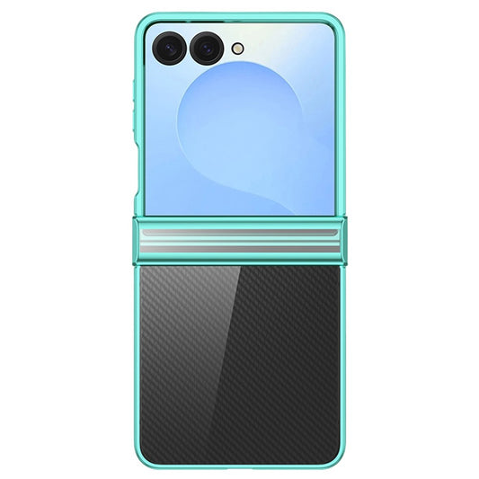 Galaxy Z Flip7 5G – Transparente Handyhülle aus Kunststoff, mit Scharnierschutz