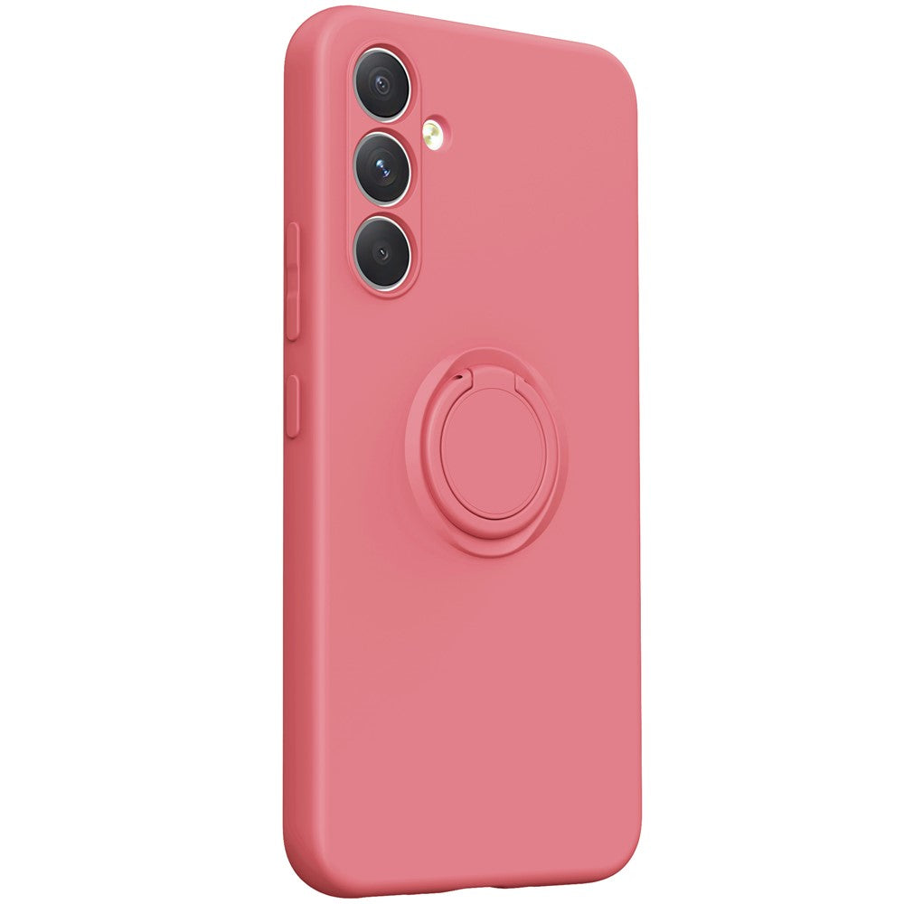 Galaxy A17 5G/4G Silikonhülle – Leicht & Mit Schwenkring-Ständer