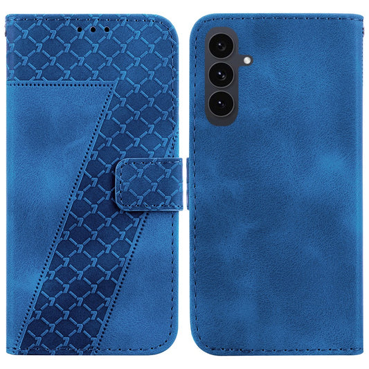 Galaxy S25 FE Leder-Wallet-Hülle – Mit Prägung & Ständer