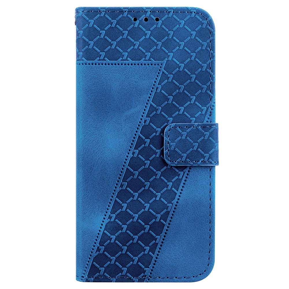 Galaxy S25 FE Leder-Wallet-Hülle – Mit Prägung & Ständer