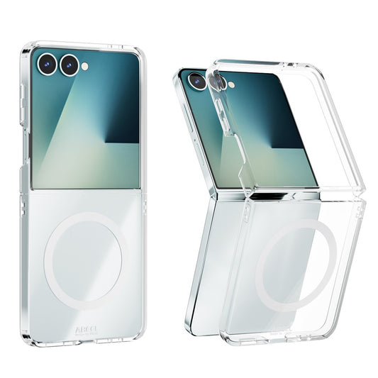 Galaxy Z Flip7 5G – Magnetische transparente Handyhülle aus PC