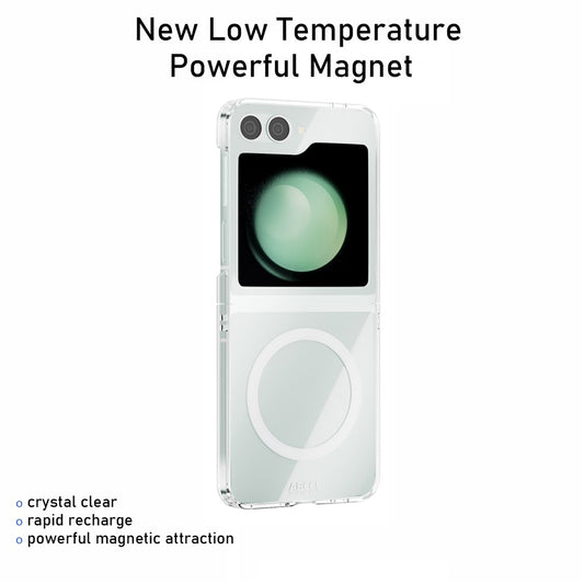 Galaxy Z Flip5 5G – Magnetische transparente Handyhülle aus PC