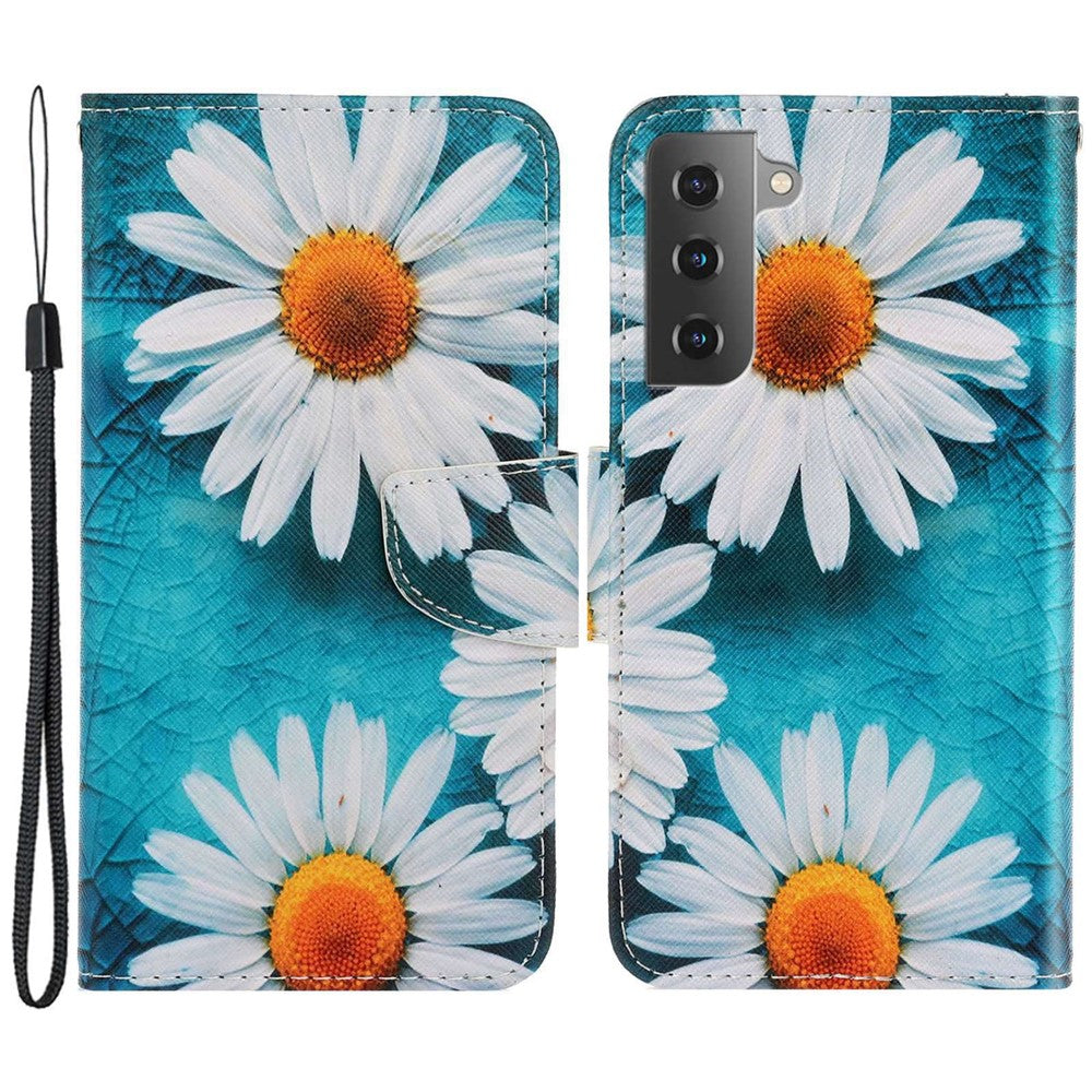 Galaxy S23 Plus Wallet-Hülle – Musterdruck, mit Ständer & Riemen