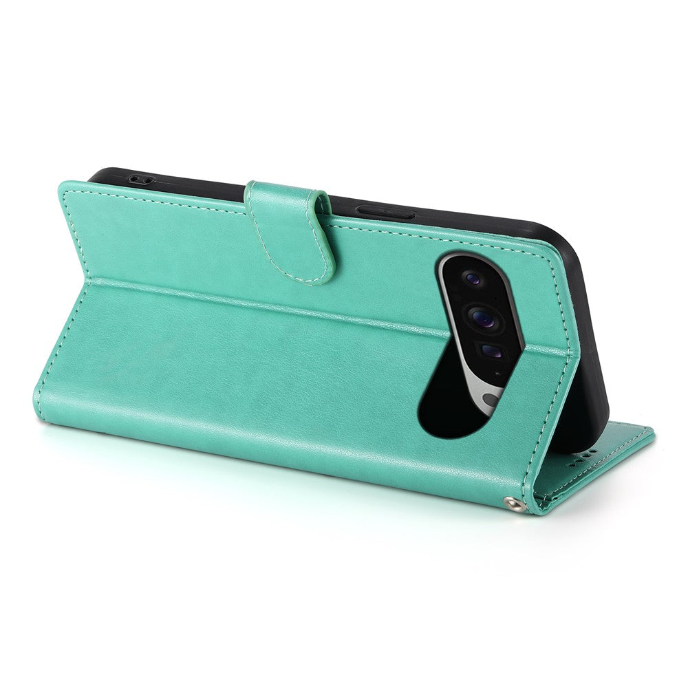 Pixel 9 Pro XL Wallet-Hülle – Schmetterling & Blumen Design