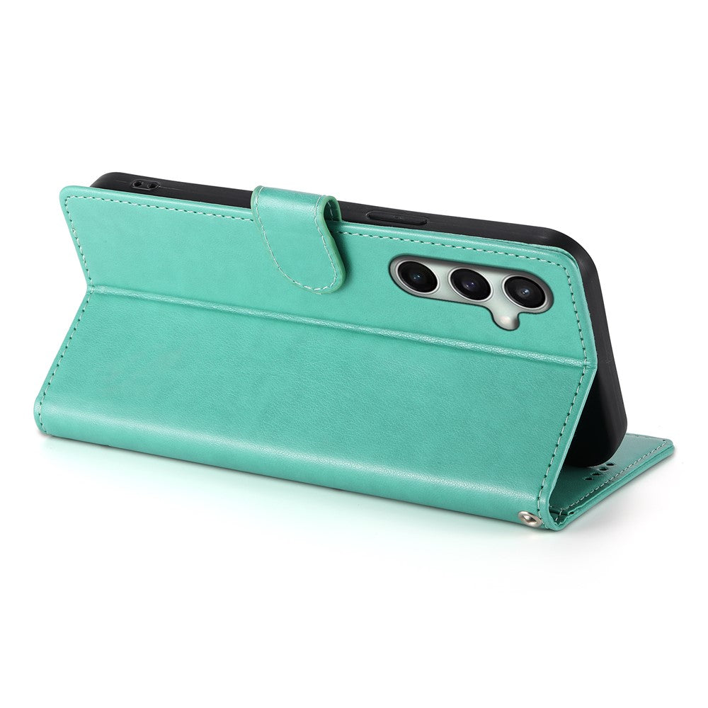 Galaxy S25 FE Wallet-Hülle – Schmetterling & Blumen Design