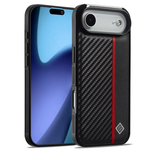 iPhone Air Stoßfeste Hülle - Carbonfaser-Optik