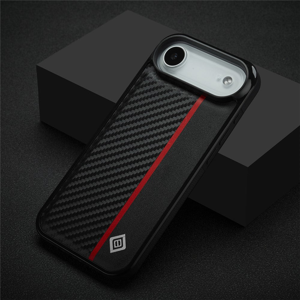 iPhone Air Stoßfeste Hülle - Carbonfaser-Optik