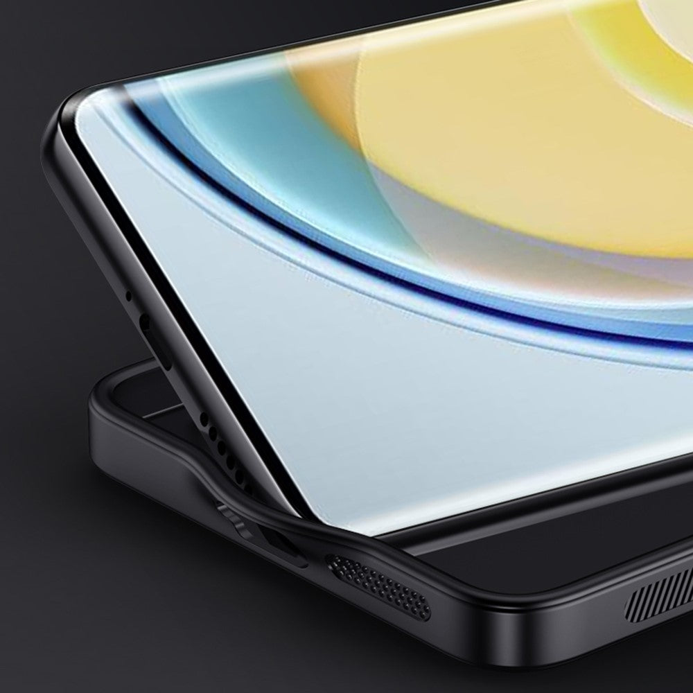 Honor Magic8 Lite 5G / X9d 5G / X70 5G Handyhülle – Aus lederbeschichtetem PC+TPU, mit Holzmaserung