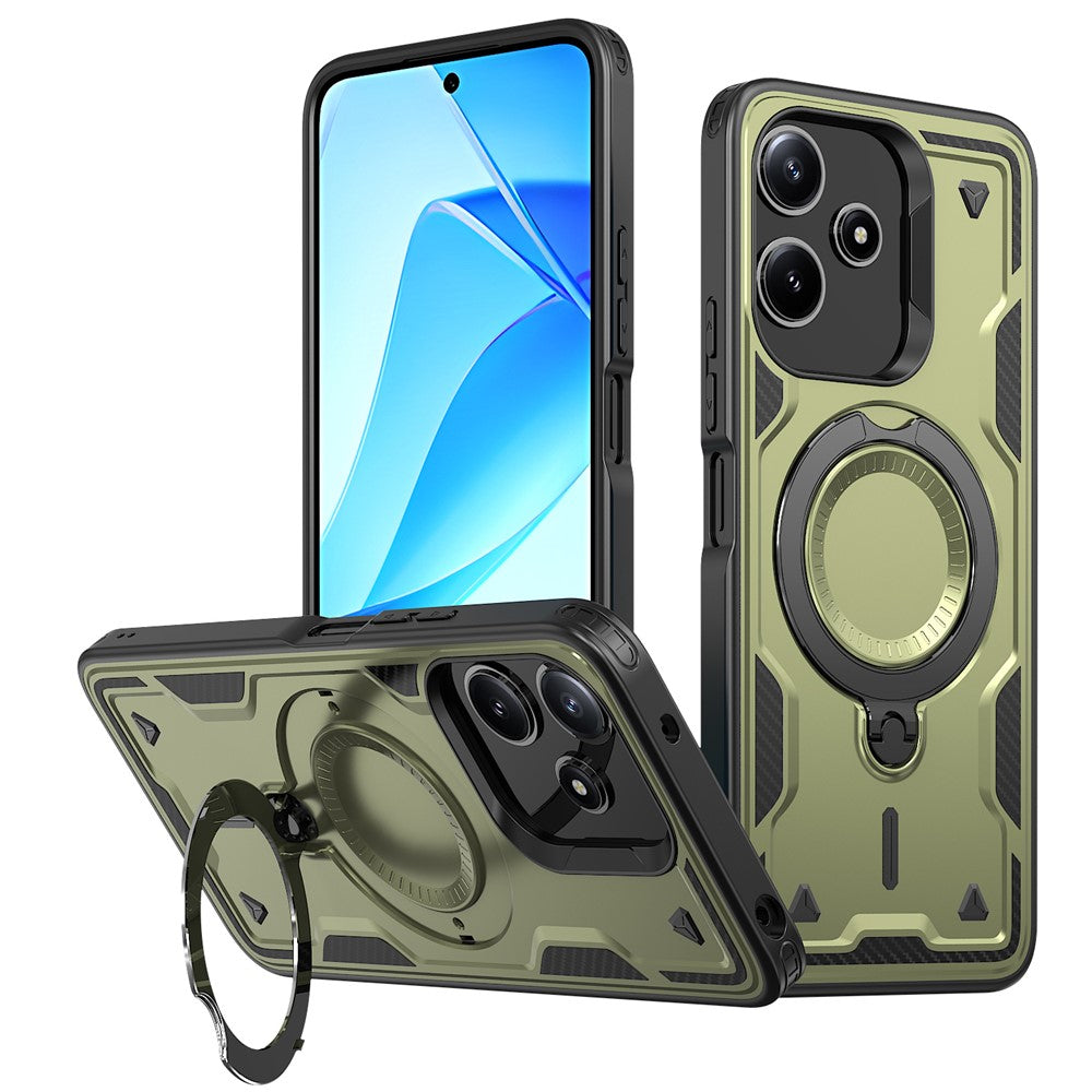 Magnetic Case For Xiaomi Redmi 13 4G / 5G / Redmi 12 4G / 5G (Global) / Note 13R 5G / Note 12R 5G / Poco M6 4G / M6 Pro 5G / M6 Plus 5G Phone Cover