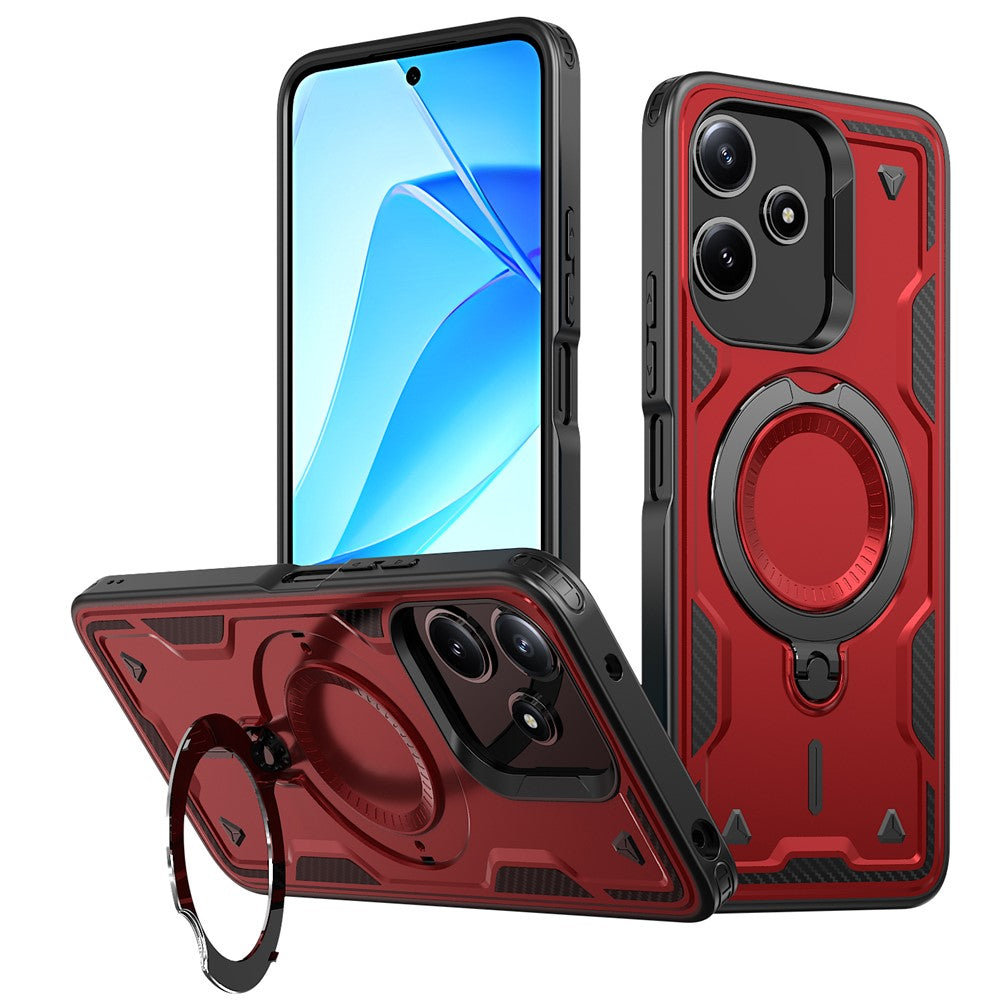 Magnetic Case For Xiaomi Redmi 13 4G / 5G / Redmi 12 4G / 5G (Global) / Note 13R 5G / Note 12R 5G / Poco M6 4G / M6 Pro 5G / M6 Plus 5G Phone Cover