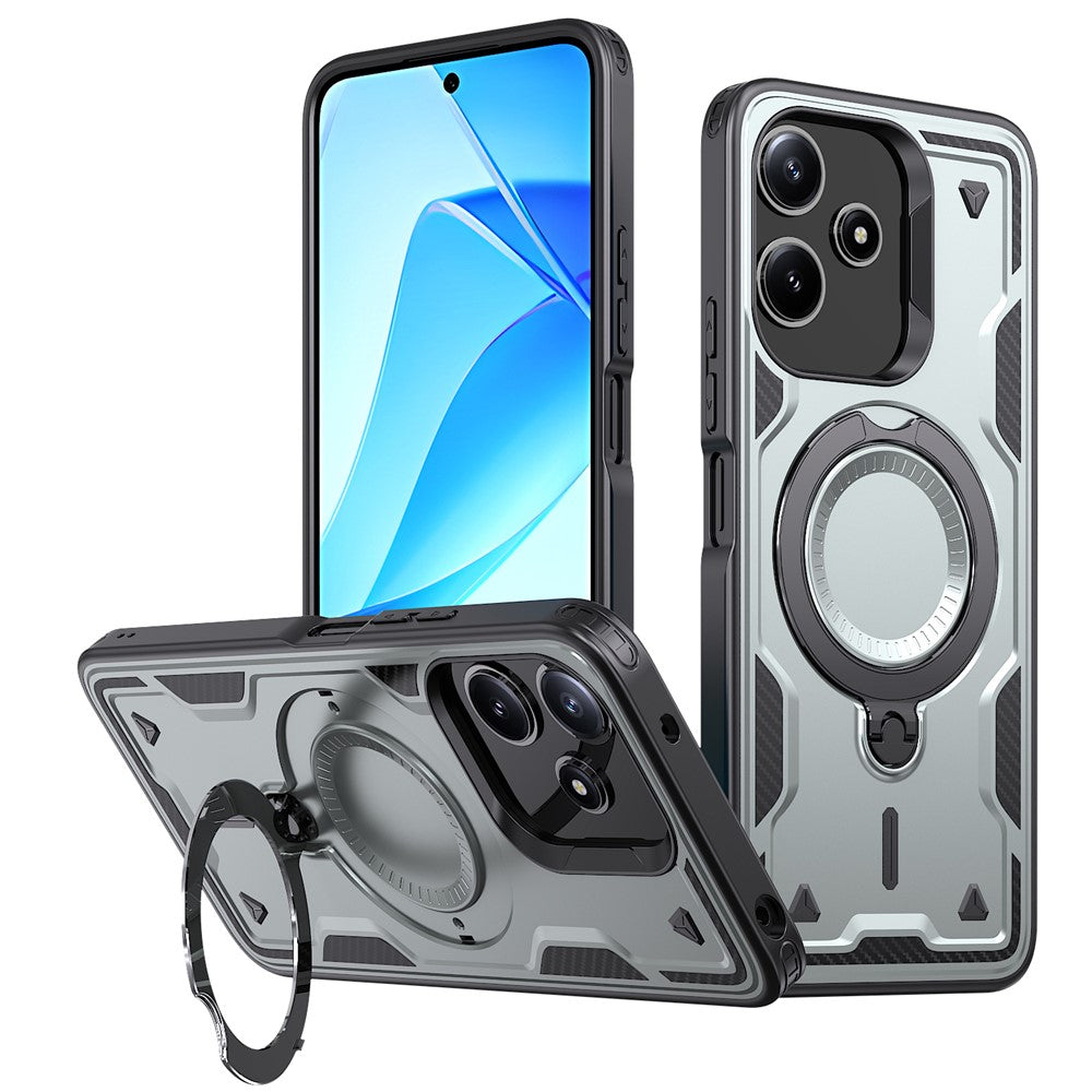 Magnetic Case For Xiaomi Redmi 13 4G / 5G / Redmi 12 4G / 5G (Global) / Note 13R 5G / Note 12R 5G / Poco M6 4G / M6 Pro 5G / M6 Plus 5G Phone Cover