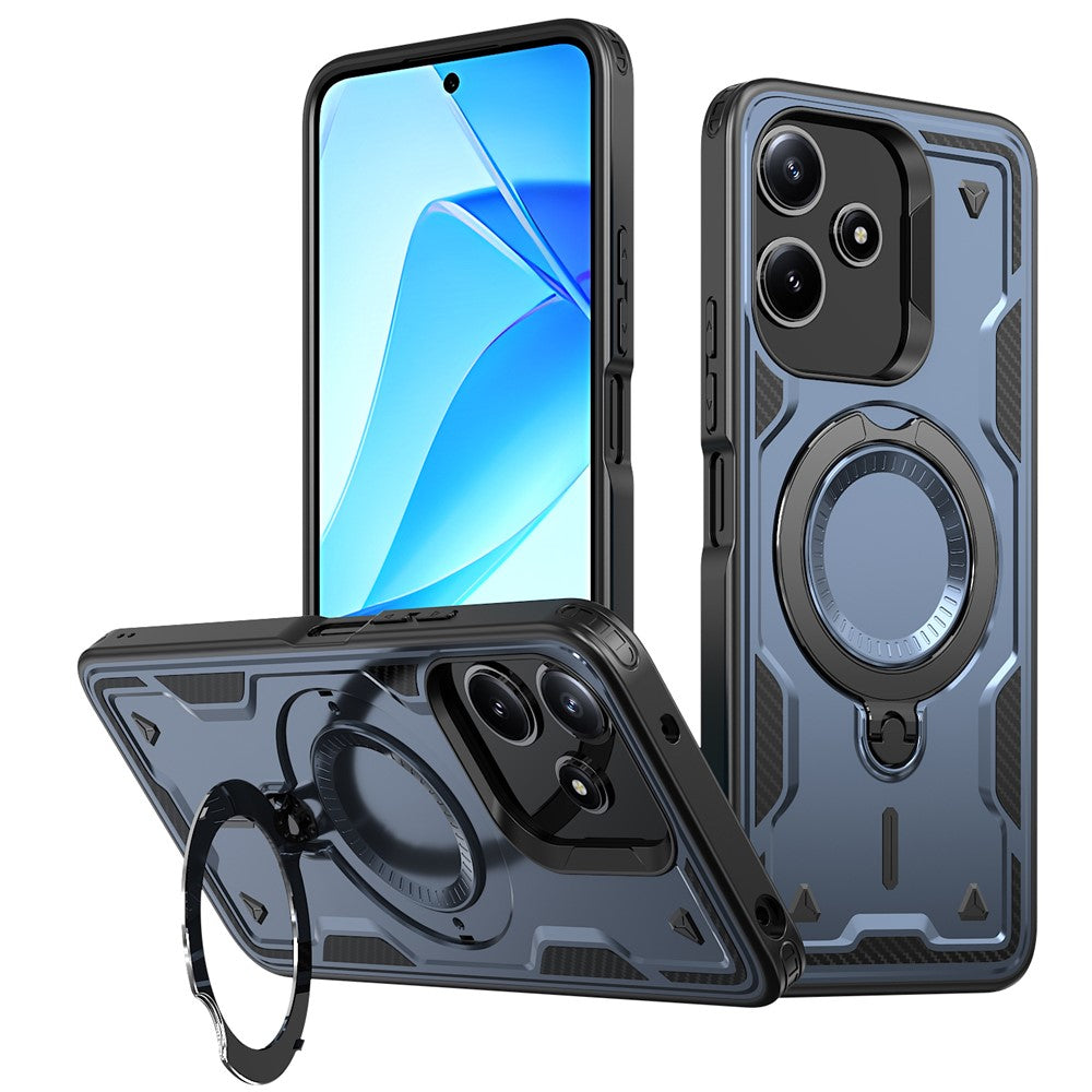 Magnetic Case For Xiaomi Redmi 13 4G / 5G / Redmi 12 4G / 5G (Global) / Note 13R 5G / Note 12R 5G / Poco M6 4G / M6 Pro 5G / M6 Plus 5G Phone Cover