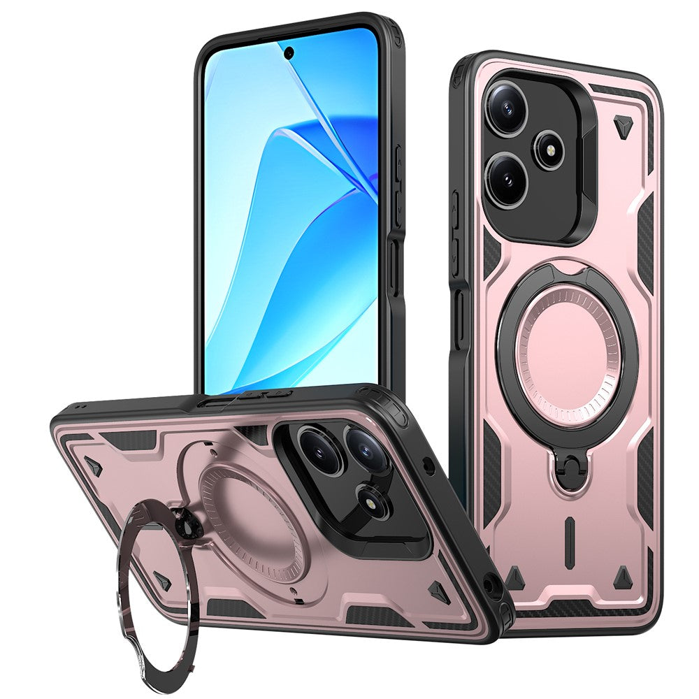 Magnetic Case For Xiaomi Redmi 13 4G / 5G / Redmi 12 4G / 5G (Global) / Note 13R 5G / Note 12R 5G / Poco M6 4G / M6 Pro 5G / M6 Plus 5G Phone Cover