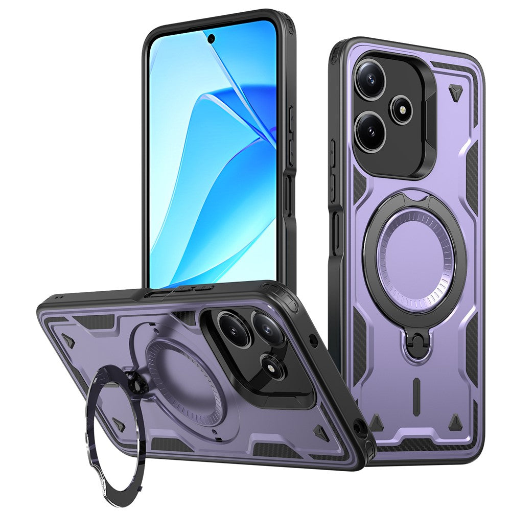 Magnetic Case For Xiaomi Redmi 13 4G / 5G / Redmi 12 4G / 5G (Global) / Note 13R 5G / Note 12R 5G / Poco M6 4G / M6 Pro 5G / M6 Plus 5G Phone Cover