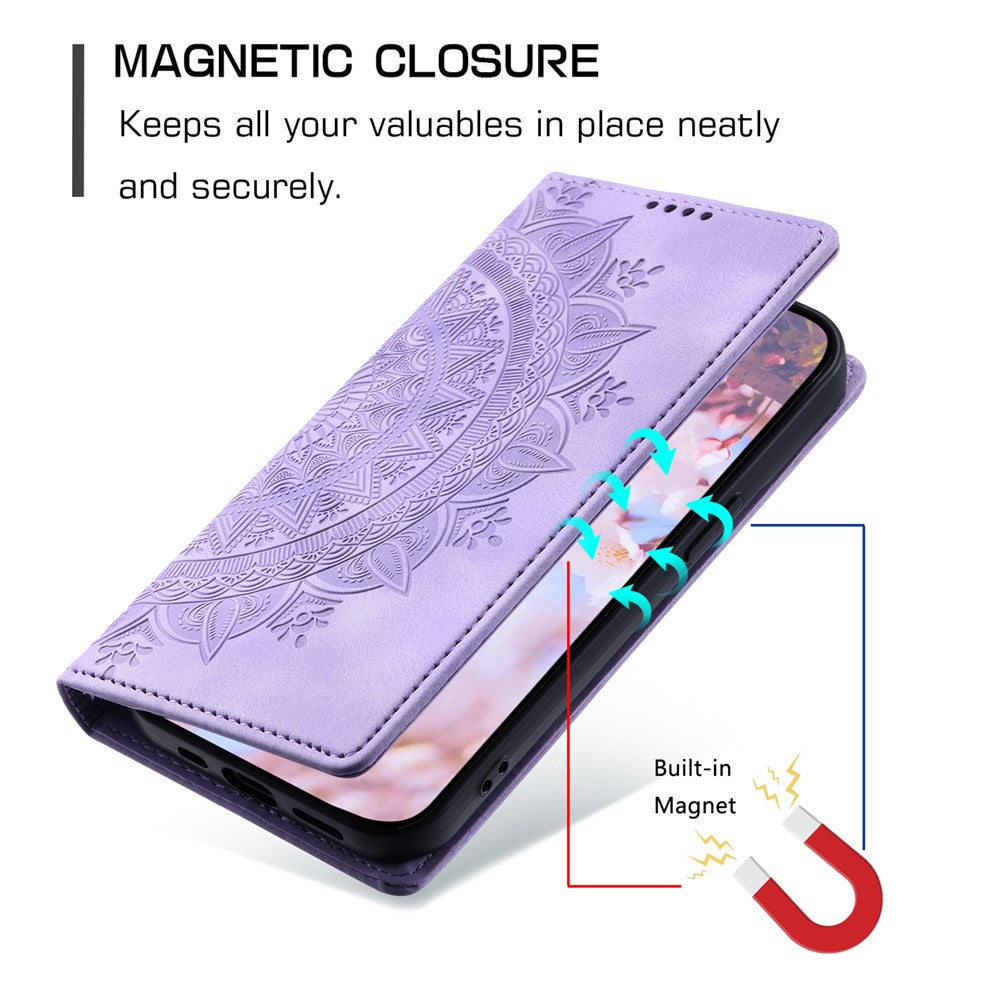 iPhone 17 Wallet-Hülle – Mit Magnetverschluss & Muster aufgedruckt