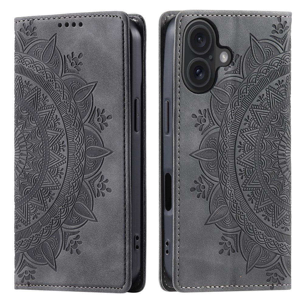 iPhone 17 Wallet-Hülle – Mit Magnetverschluss & Muster aufgedruckt