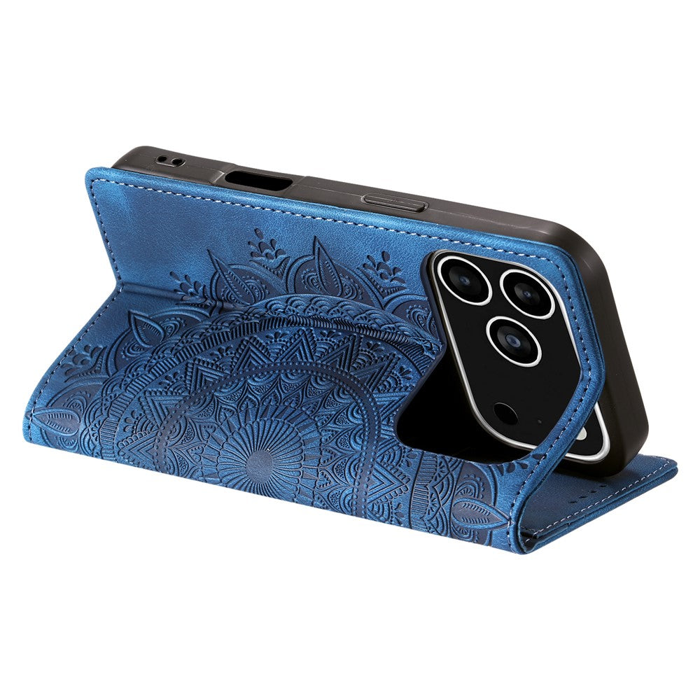 iPhone 17 Pro Wallet-Hülle – Mit Magnetverschluss & Muster aufgedruckt