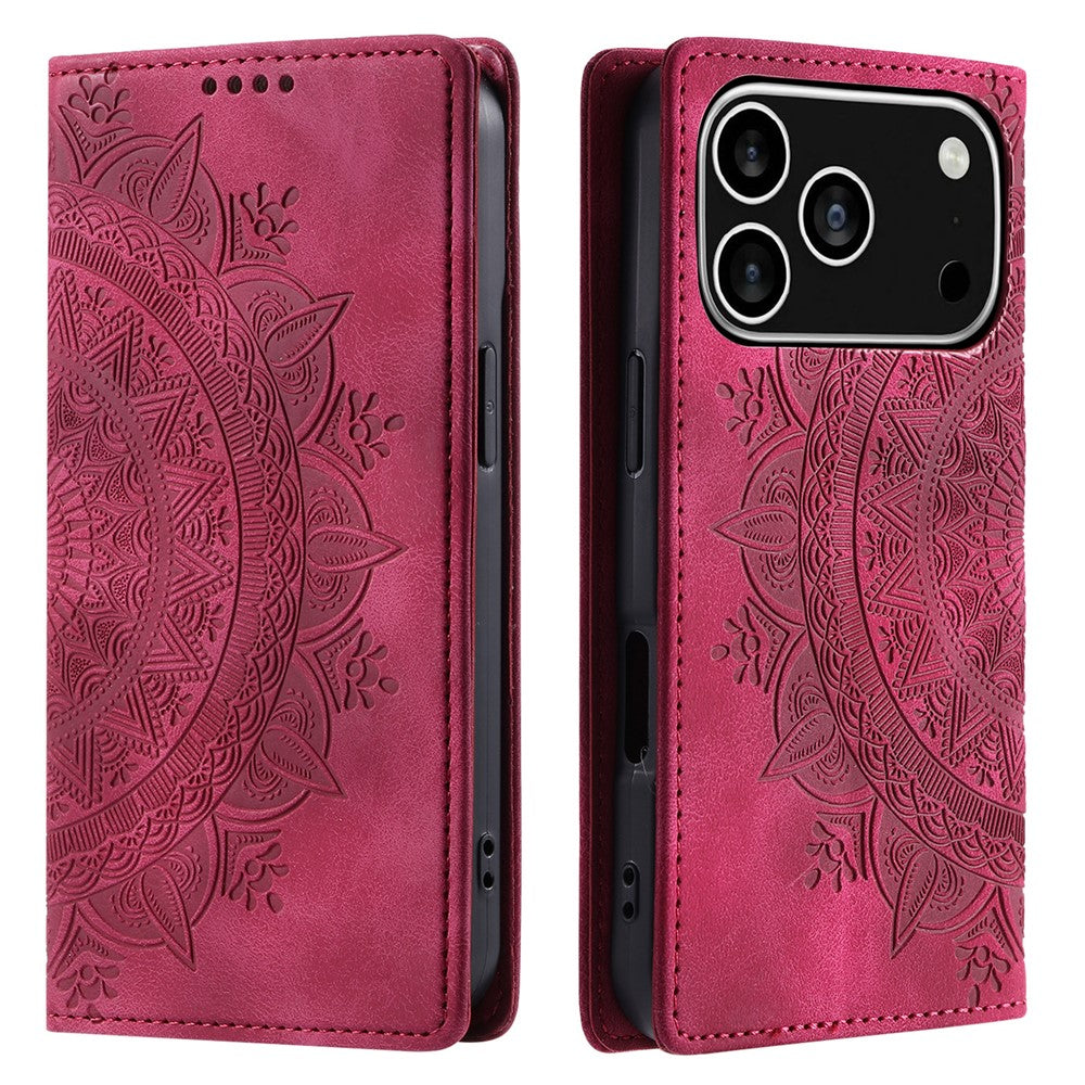 iPhone 17 Pro Wallet-Hülle – Mit Magnetverschluss & Muster aufgedruckt