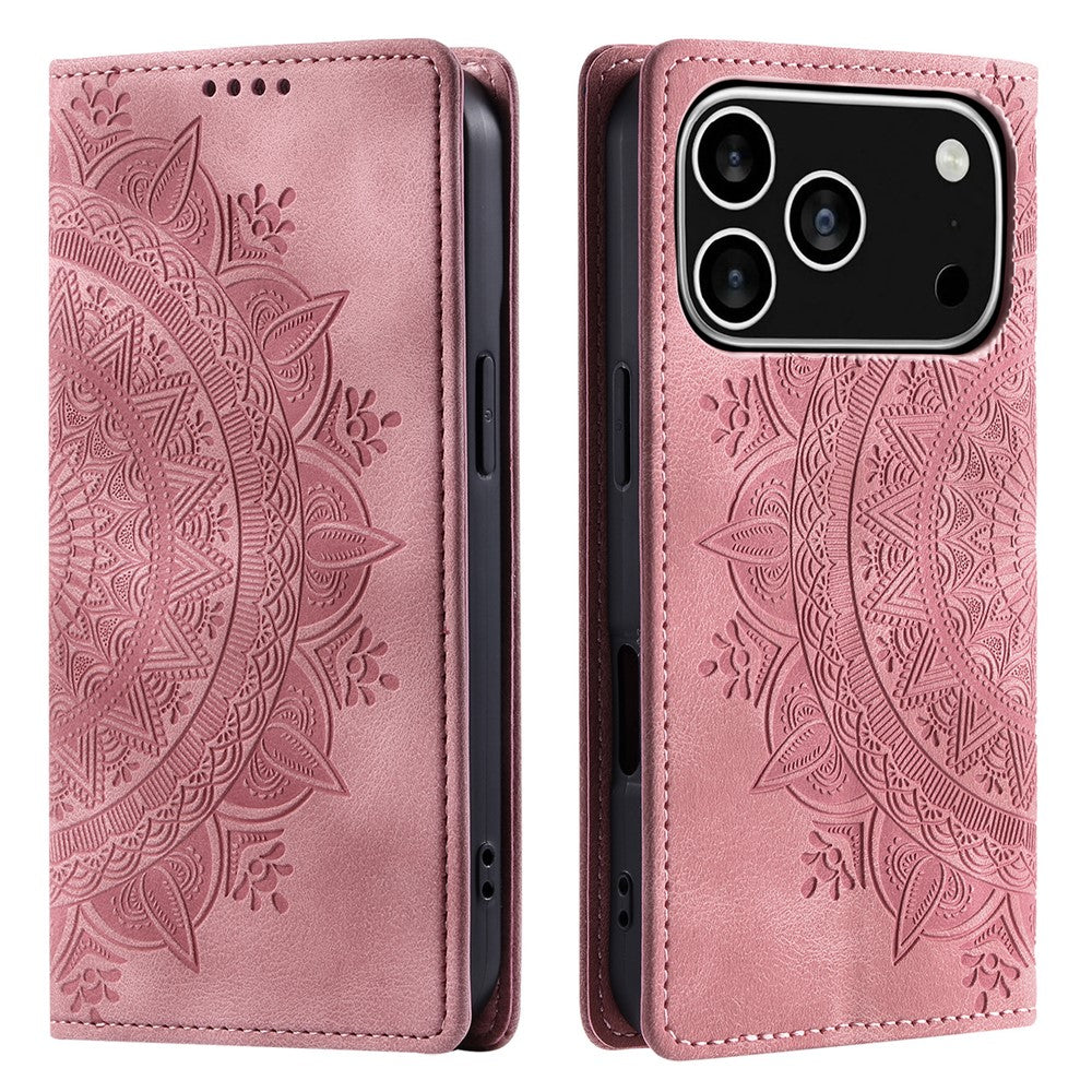 iPhone 17 Pro Wallet-Hülle – Mit Magnetverschluss & Muster aufgedruckt