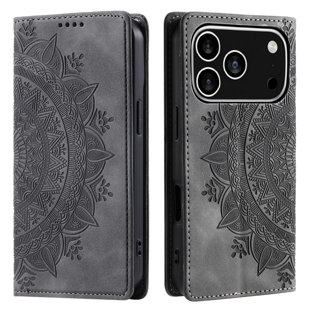 iPhone 17 Pro Wallet-Hülle – Mit Magnetverschluss & Muster aufgedruckt