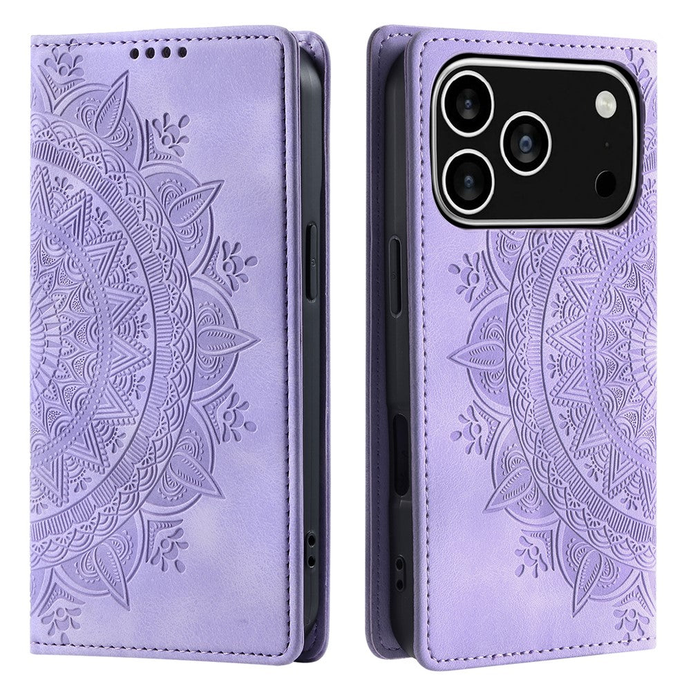iPhone 17 Pro Wallet-Hülle – Mit Magnetverschluss & Muster aufgedruckt