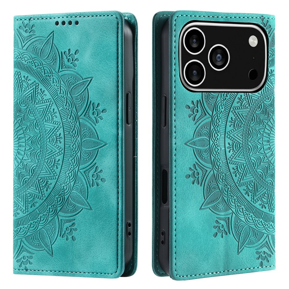 iPhone 17 Pro Wallet-Hülle – Mit Magnetverschluss & Muster aufgedruckt