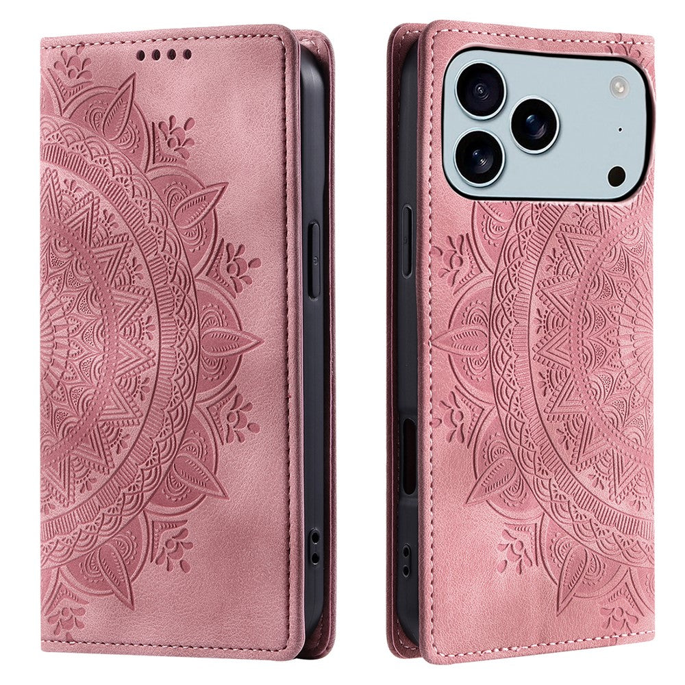 iPhone 17 Pro Max Wallet-Hülle – Mit Magnetverschluss & Muster aufgedruckt