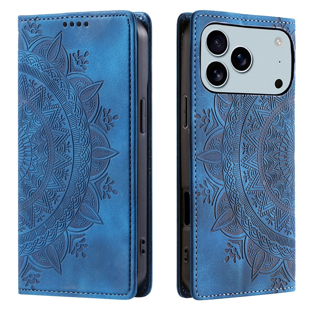 iPhone 17 Pro Max Wallet-Hülle – Mit Magnetverschluss & Muster aufgedruckt