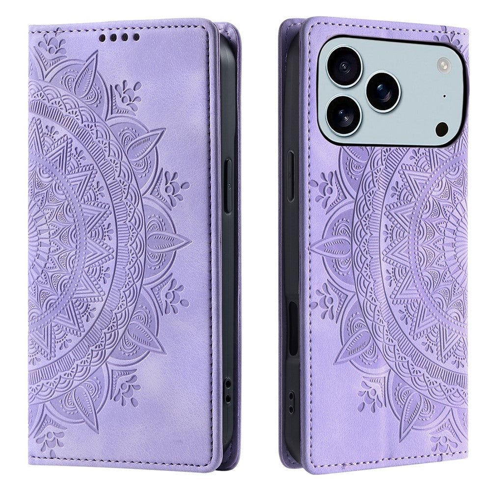 iPhone 17 Pro Max Wallet-Hülle – Mit Magnetverschluss & Muster aufgedruckt