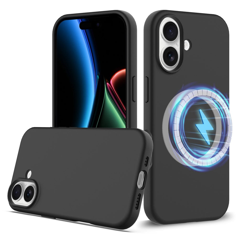iPhone 17 Magnetische Silikonhülle – Stoßfest