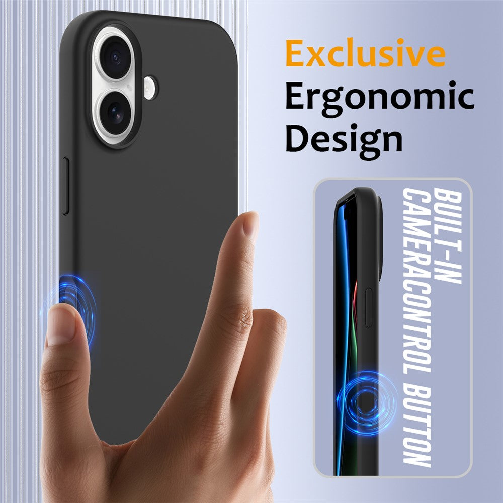 iPhone 17 Magnetische Silikonhülle – Stoßfest