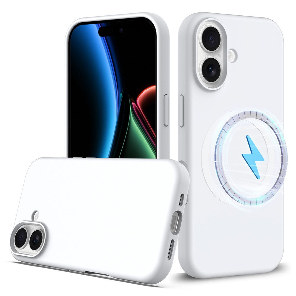 iPhone 17 Magnetische Silikonhülle – Stoßfest