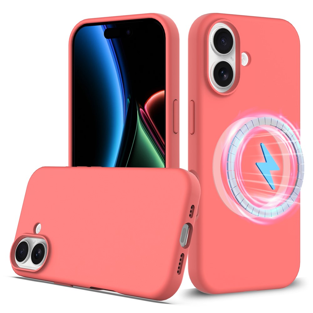iPhone 17 Magnetische Silikonhülle – Stoßfest