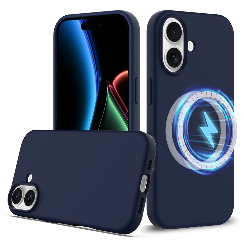 iPhone 17 Magnetische Silikonhülle – Stoßfest