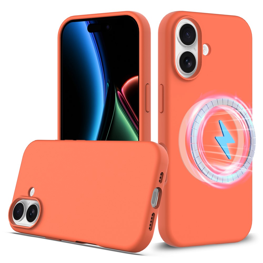 iPhone 17 Magnetische Silikonhülle – Stoßfest
