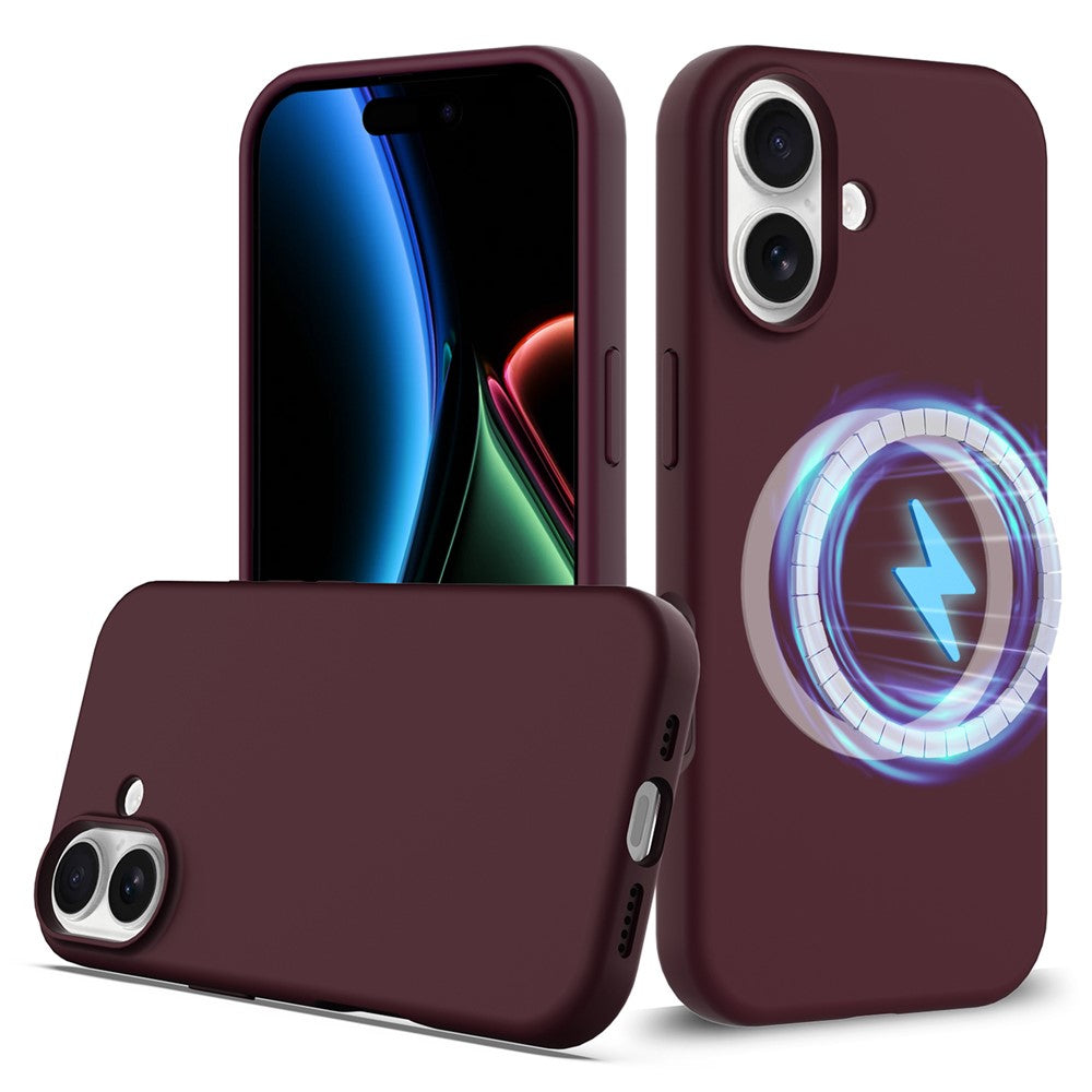 iPhone 17 Magnetische Silikonhülle – Stoßfest