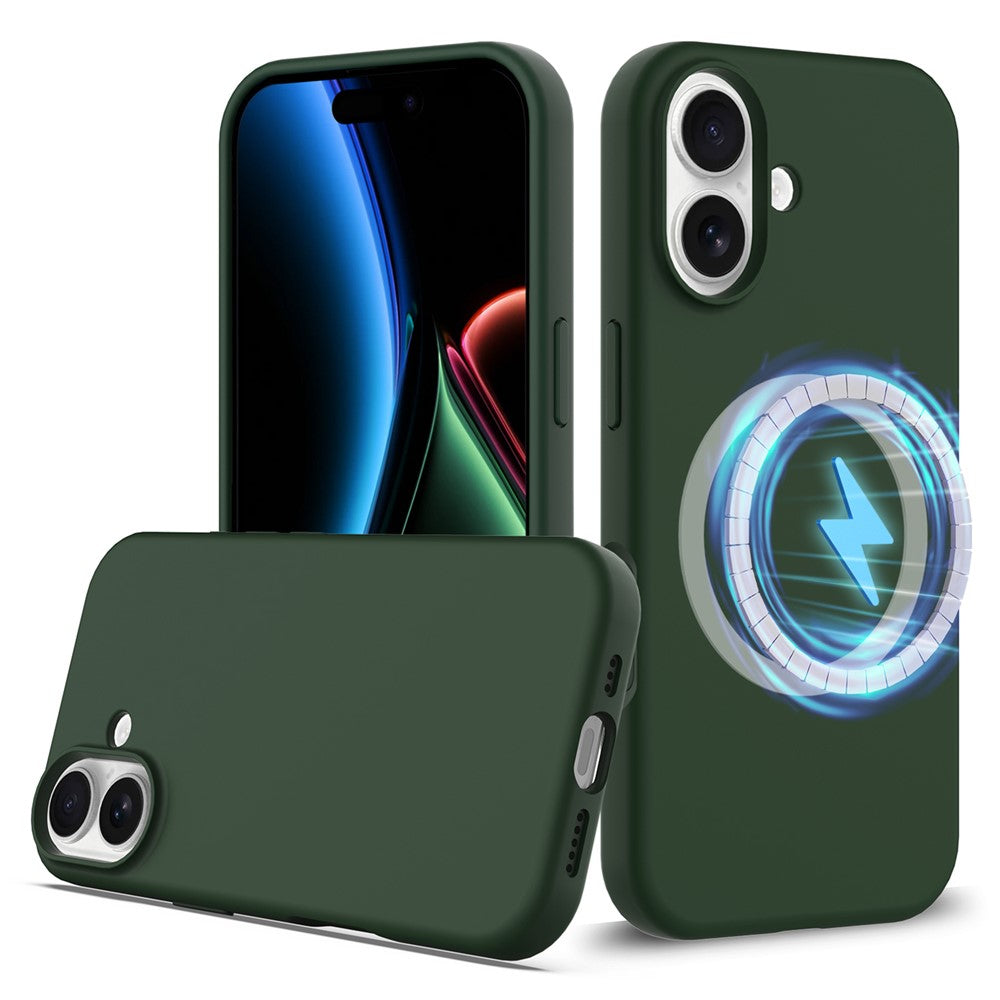 iPhone 17 Magnetische Silikonhülle – Stoßfest