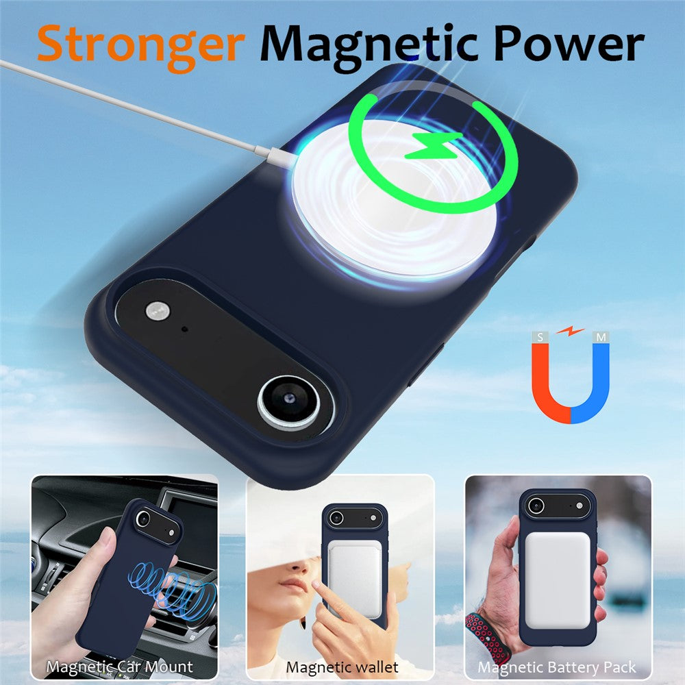 iPhone Air Magnetische Silikonhülle – Stoßfest