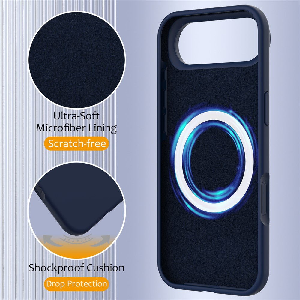 iPhone Air Magnetische Silikonhülle – Stoßfest